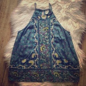 Anthro Alemi + Kin Embroidered Blouse